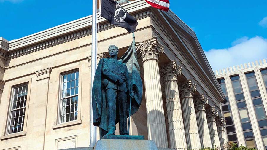 Courthouse building in West Chester, PA