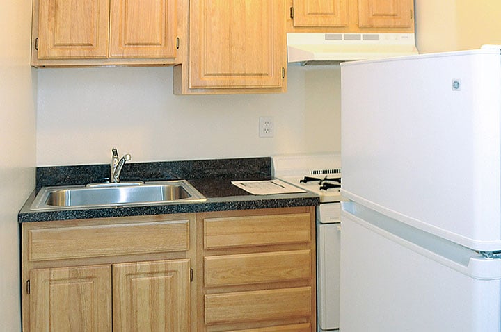 Triangle Apartments interior kitchen