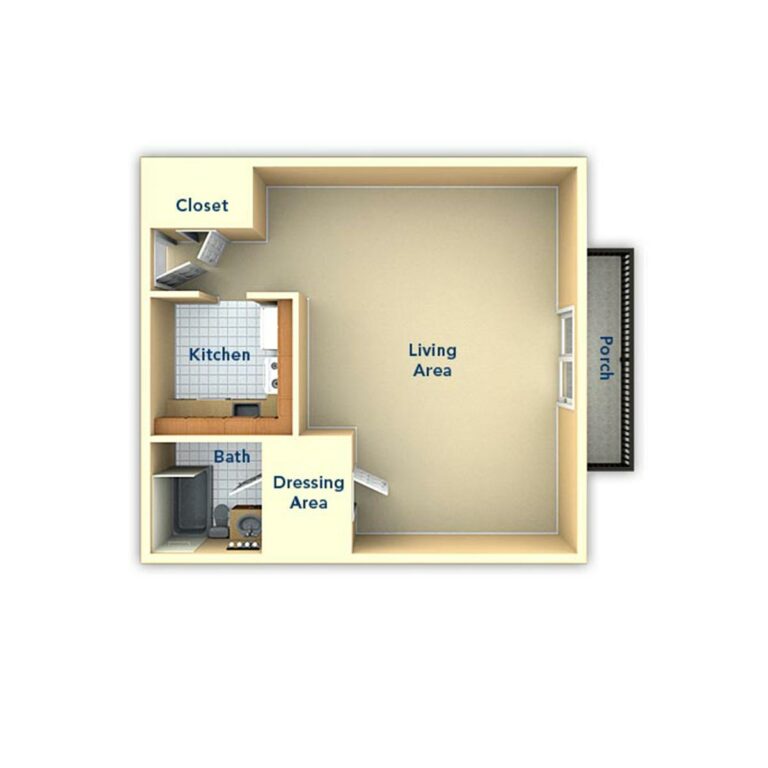 Metropolitan Bala Studio Floor Plan