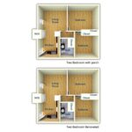 Metropolitan Collingswood 2 Bedroom Floor Plan