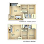Metropolitan Doylestown 2 Bedroom Floor Plan