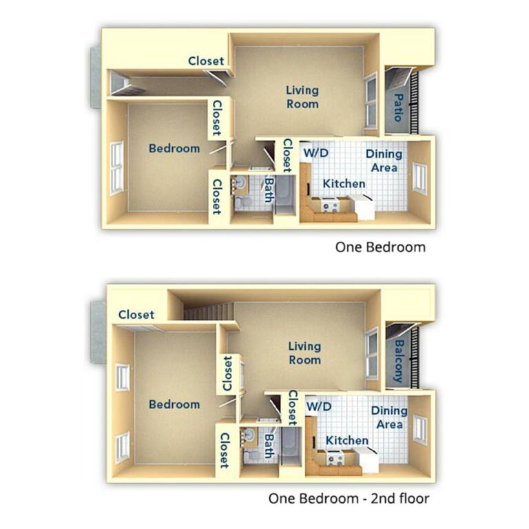 Metropolitan Marlton 1 Bedroom Floor Plan