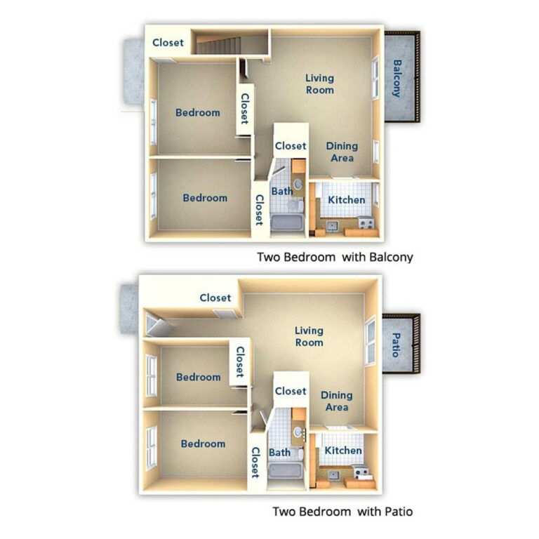 Metropolitan Runnemede 2 Bedroom Floor Plan