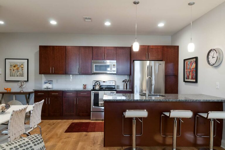 The Metropolitan East Goshen Estates - Apartment interior kitchen