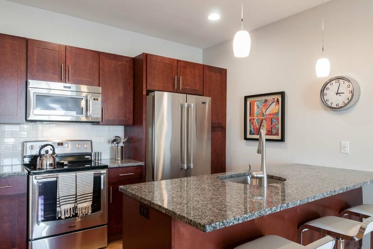 The Metropolitan East Goshen Estates - Apartment interior kitchen