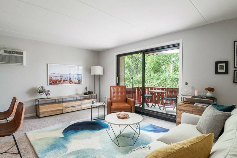 The Metropolitan East Goshen - Apartment interior living room